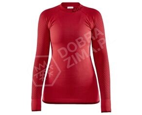 Damska koszulka termoaktywna Craft Warm Intensity CN LS / czerwona