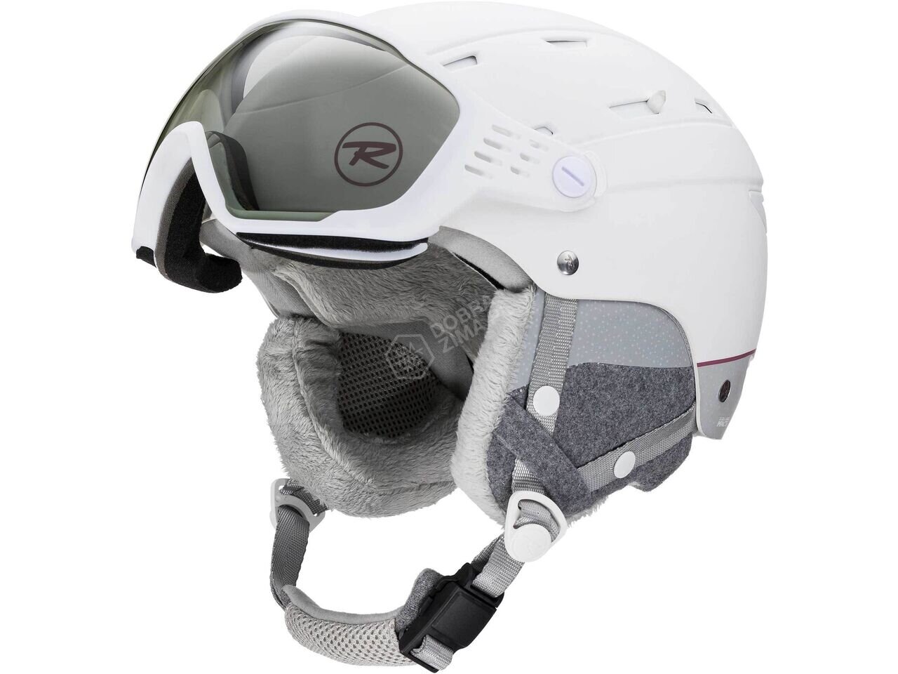 Damski kask narciarski Rossignol Allspeed Visor Impacts Kaski narciarskie, snowboardowe Rossignol : z szybą i bez