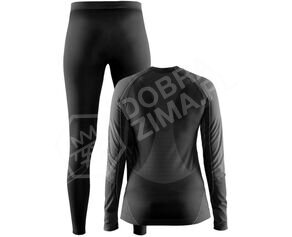 Damski zestaw Craft Baselayer Seamless Zone Set Black sezon 2018/2019